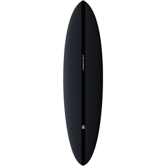 Harley Ingleby Mid 6 Mini Twin Thunderbolt Black Surfboard 1