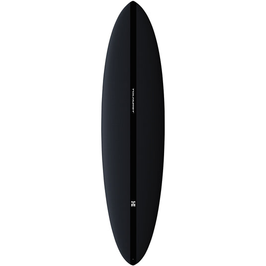 Harley Ingleby Mid 6 Thunderbolt Black Surfboard 1