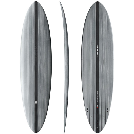 Harley Ingleby Mid 6 Thunderbolt Black Surfboard 8