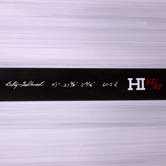 Harley Ingleby G6 Thunderbolt Black 9'1 × 21 ¾ × 2 13/16 Surfboard - Gray/Carbon 4