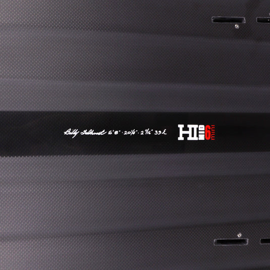 Harley Ingleby Series Mid 6 Mini Thunderbolt Black 6'8 × 20 ¼ × 2 11/16 Surfboard - Full Carbon 4