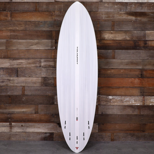 Harley Ingleby Series Mid 6 Mini Thunderbolt Red 6'4 × 20 × 2 ⅝ Surfboard - Candy/White 2