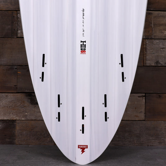 Harley Ingleby Series Mid 6 Mini Thunderbolt Red 6'4 × 20 × 2 ⅝ Surfboard - Candy/White 3