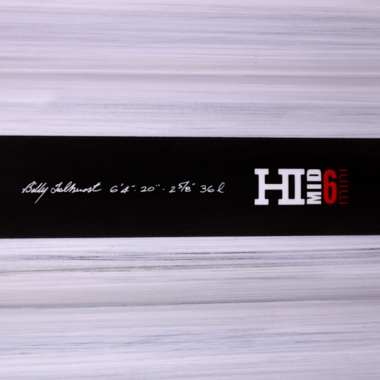 Harley Ingleby Series Mid 6 Mini Thunderbolt Black 6'4 × 20 × 2 ⅝ Surfboard - Gray/Carbon 4