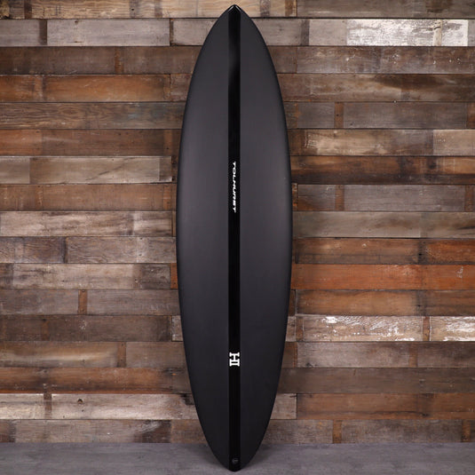 Harley Ingleby Mid 6 Mini Thunderbolt Black 6'8 × 20 ¼ × 2 11/16 Surfboard - Full Carbon 1