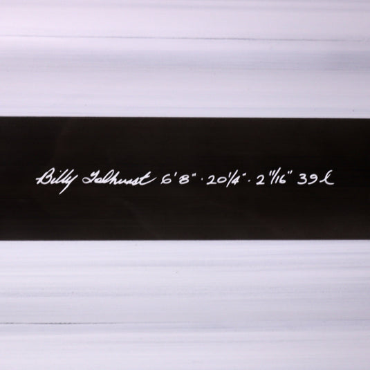 Harley Ingleby Series Mid 6 Mini Thunderbolt Black 6'8 × 20 ¼ × 2 11/16 Surfboard - Gray/Carbon 4