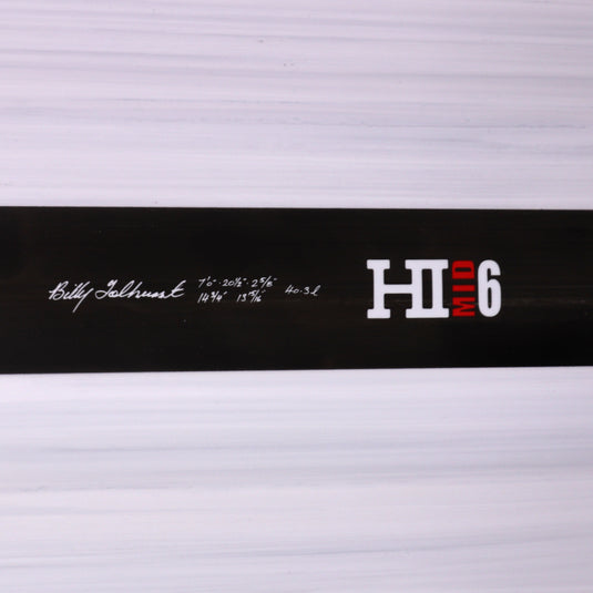 Harley Ingleby Series Mid 6 Thunderbolt Black 7'0 × 20 ½ × 2 ⅝ Surfboard - Gray/Carbon 4