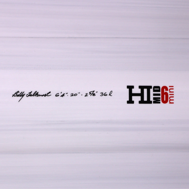 Load image into Gallery viewer, Harley Ingleby Mid 6 Mini Thunderbolt Red 6'4 × 20 × 2 ⅝ Surfboard - Candy/White 4
