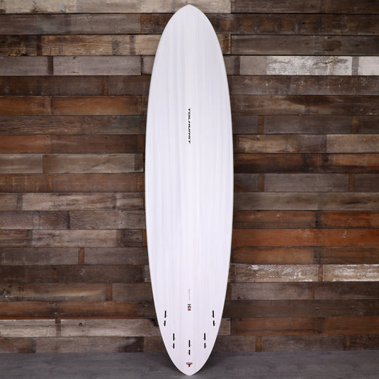 Harley Ingleby Mid 6 Thunderbolt Red 7'10 × 21 ¼ × 2 ¾ Surfboard - Candy/White 2