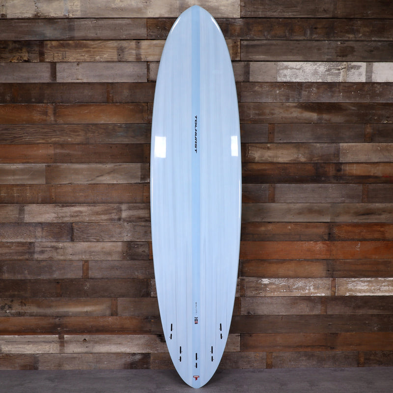 Load image into Gallery viewer, Harley Ingleby Mid 6 Thunderbolt Red 7'10 × 21 ¼ × 2 ¾ Surfboard - Light Blue 2
