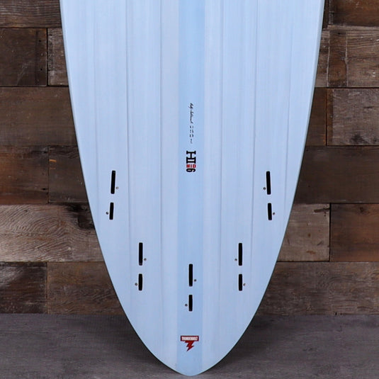 Harley Ingleby Mid 6 Thunderbolt Red 7'10 × 21 ¼ × 2 ¾ Surfboard - Light Blue 3