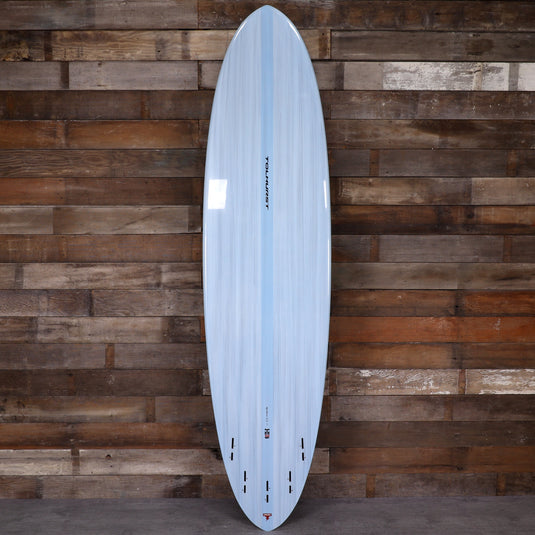 Harley Ingleby Mid 6 Thunderbolt Red 7'6 × 21 × 2 ¾ Surfboard - Light Blue 2