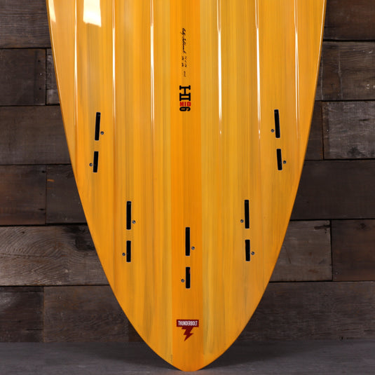 Harley Ingleby Mid 6 Thunderbolt Red 7'6 × 21 × 2 ¾ Surfboard - Orange • DAMAGED 4