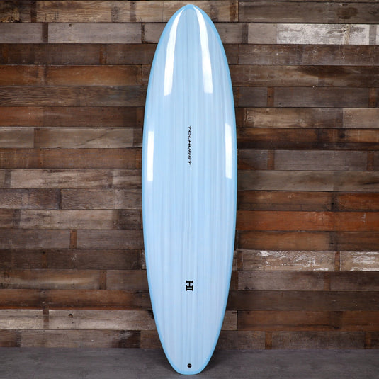 Harley Ingleby Moe Mini Thunderbolt Red 6'10 × 21 ½ × 2 ¾ Surfboard - Light Blue 1