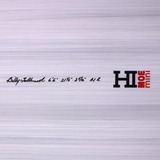 Harley Ingleby Moe Mini Thunderbolt Red 6'6 × 21 ½ × 2 ⅝ Surfboard - Candy/White 4