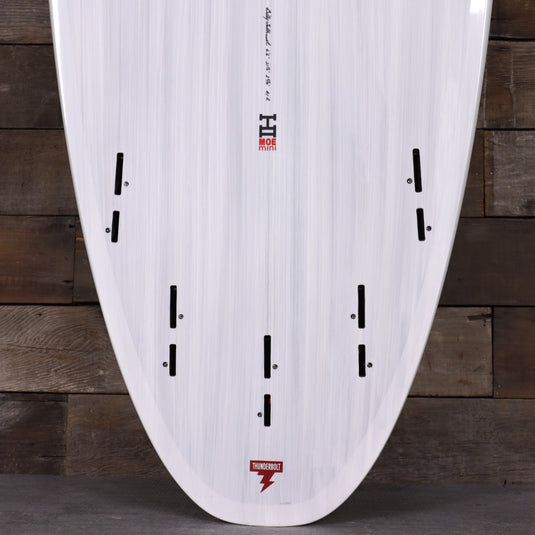 Harley Ingleby Moe Mini Thunderbolt Red 6'6 × 21 ½ × 2 ⅝ Surfboard - Candy/White 3