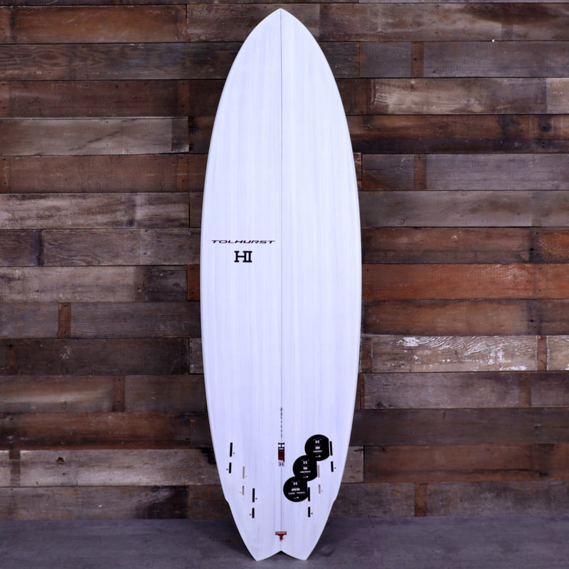 Load image into Gallery viewer, Harley Ingleby Series HIBT 3+3 Thunderbolt Red 5'10 × 19 ¾ × 2 9/16 Surfboard - White/Red 2
