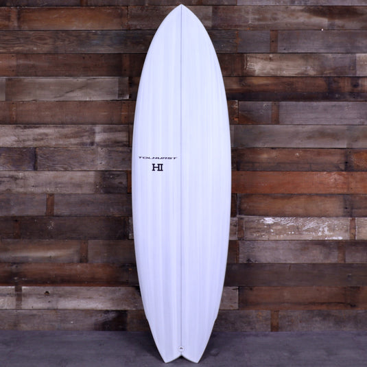 Harley Ingleby Series HIBT 3+3 Thunderbolt Red 5'10 × 19 ¾ × 2 9/16 Surfboard - White/Red 1
