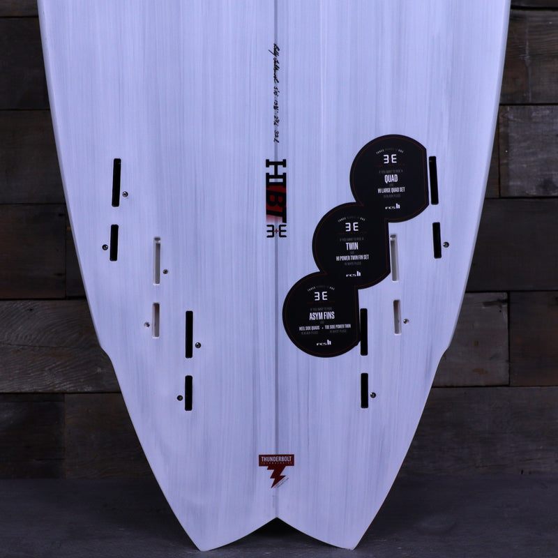 Load image into Gallery viewer, Harley Ingleby Series HIBT 3+3 Thunderbolt Red 5'10 × 19 ¾ × 2 9/16 Surfboard - White/Red 3
