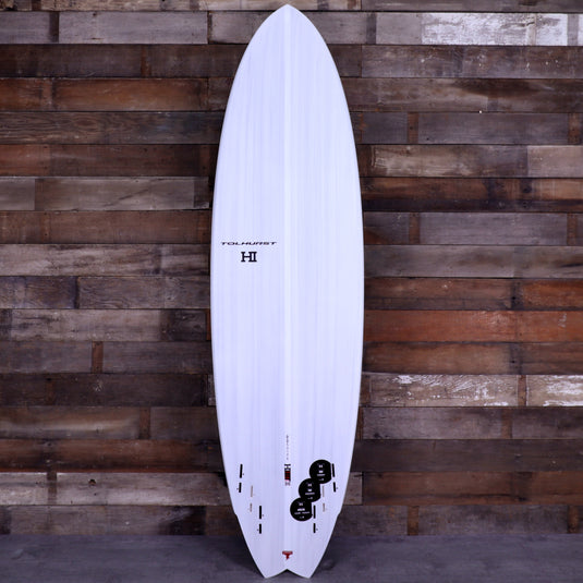 Harley Ingleby Series HIBT 3+3 Thunderbolt Red 6'10 × 21 × 2 ⅞ Surfboard - White/Blue 2