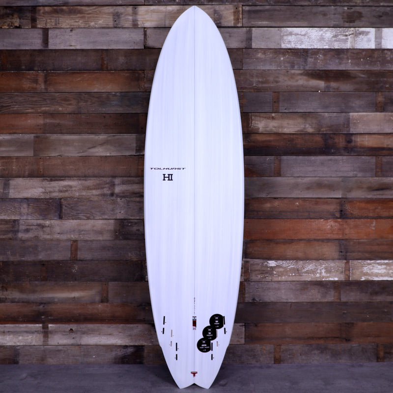 Load image into Gallery viewer, Harley Ingleby Series HIBT 3+3 Thunderbolt Red 7'2 × 21 ½ × 3 Surfboard - White/Blue 2
