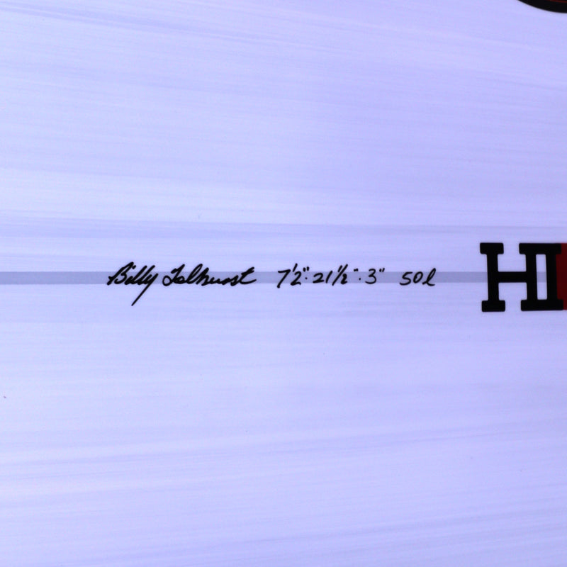 Load image into Gallery viewer, Harley Ingleby Series HIBT 3+3 Thunderbolt Red 7'2 × 21 ½ × 3 Surfboard - White/Blue 4
