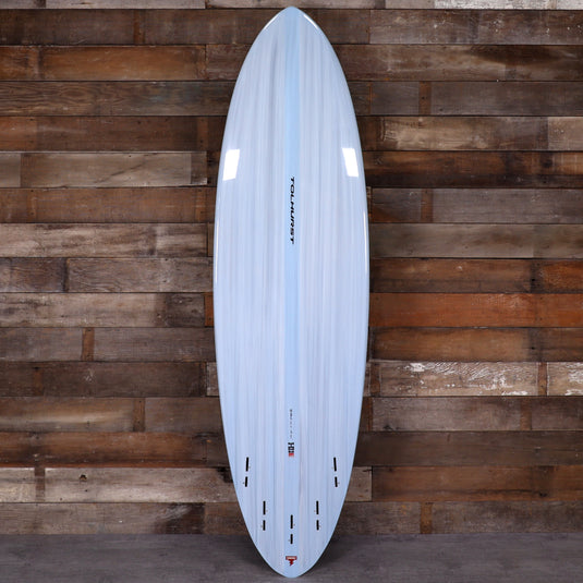 Harley Ingleby Mid 6 Mini Thunderbolt Red 6'4 × 20 × 2 ⅝ Surfboard - Light Blue 2