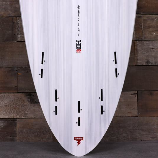 Harley Ingleby Mid 6 Mini Thunderbolt Red 6'8 × 20 ¼ × 2 11/16 Surfboard - Candy/White 3