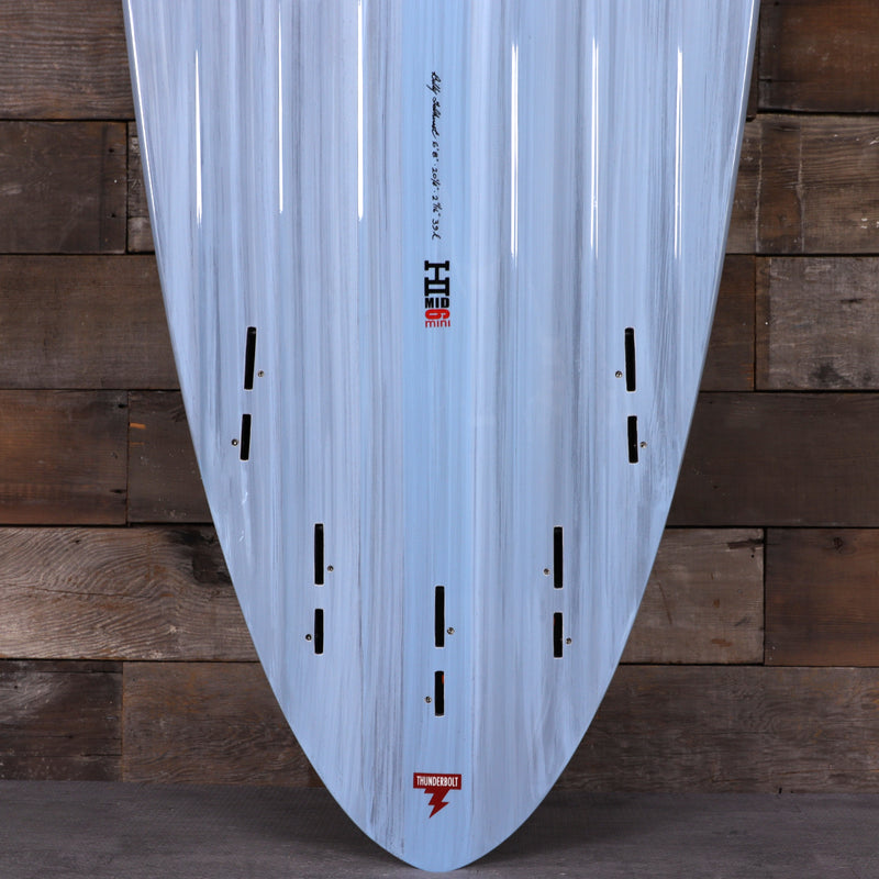 Load image into Gallery viewer, Harley Ingleby Mid 6 Mini Thunderbolt Red 6'8 × 20 ¼ × 2 11/16 Surfboard - Light Blue 3
