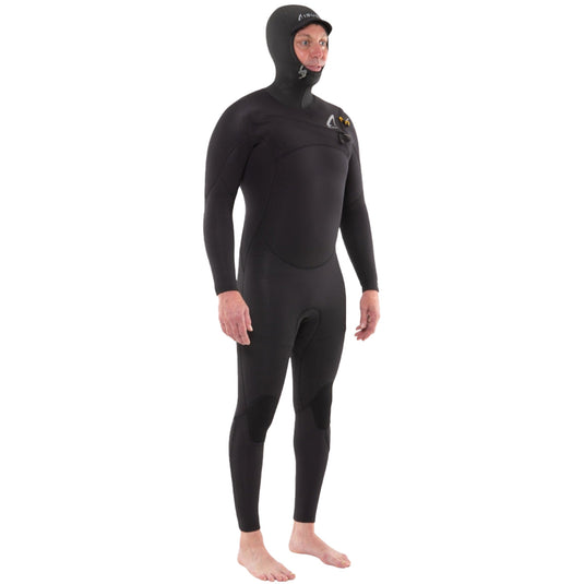 Isurus Fathom 5/4 Hooded Chest-Zip Wetsuit 3