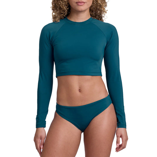JOLYN Moana Long Sleeve Crop Rash Guard 1