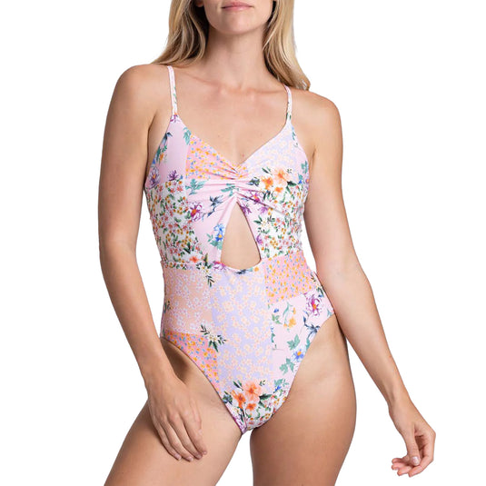JOLYN Women's Ariana Fixed-Back Surf Onesie Swimsuit 1