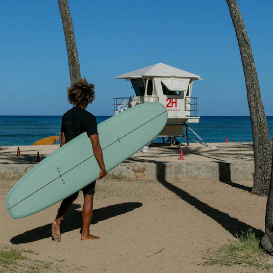 Kai Sallas Tsunami Thunderbolt Silver 9'8 × 23 ½ × 3 ⅛ Surfboard - Volan 9