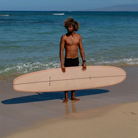 Kai Sallas Tsunami Thunderbolt Silver 9'8 × 23 ½ × 3 ⅛ Surfboard - Volan 10