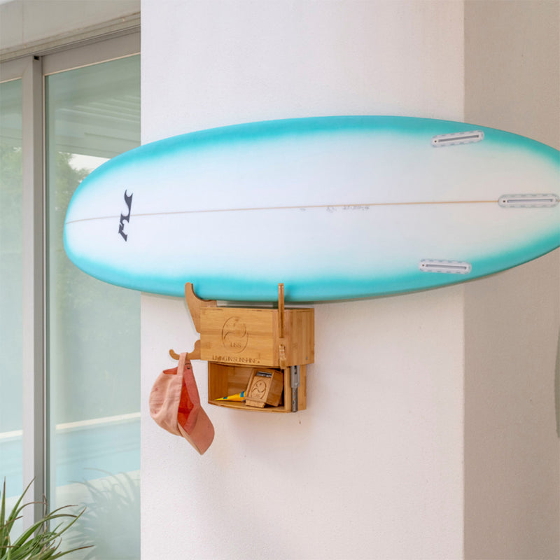 Load image into Gallery viewer, Liss The Solo Rack Surfboard Wall Mount 3
