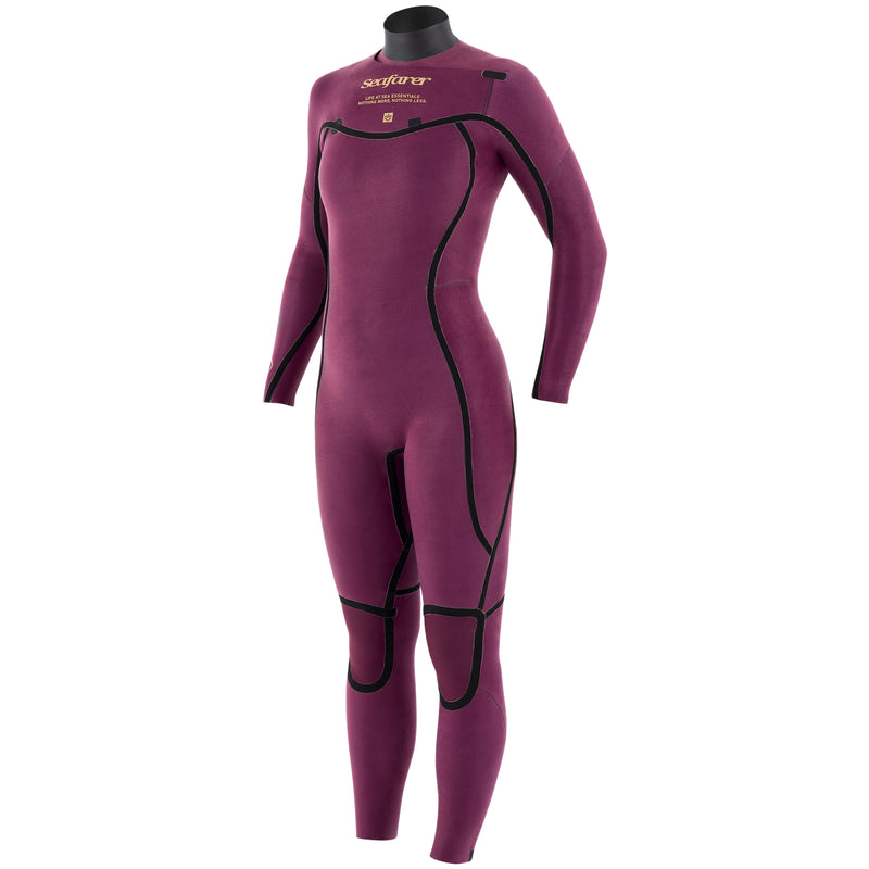 Load image into Gallery viewer, Manera Women's Seafarer 3/2 Chest-Zip Wetsuit 3

