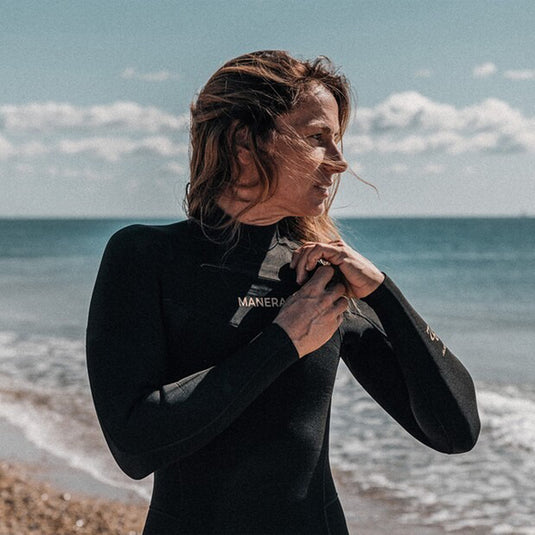 Manera Women's Seafarer 5/4/3 Chest-Zip Wetsuit 7