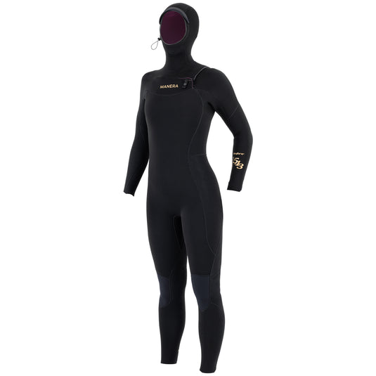 Manera Women's Seafarer 5/4/3 Hooded Chest-Zip Wetsuit 1