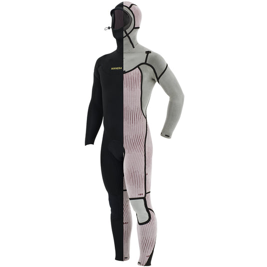 Manera Magma Meteor 6/4 Hooded Chest-Zip Wetsuit • 2023 2