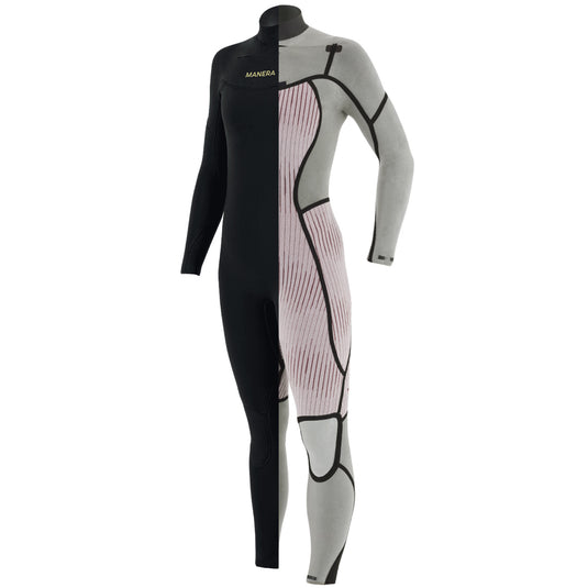 Manera Women's Magma Meteor 4/3 Chest-Zip Wetsuit • 2023 2