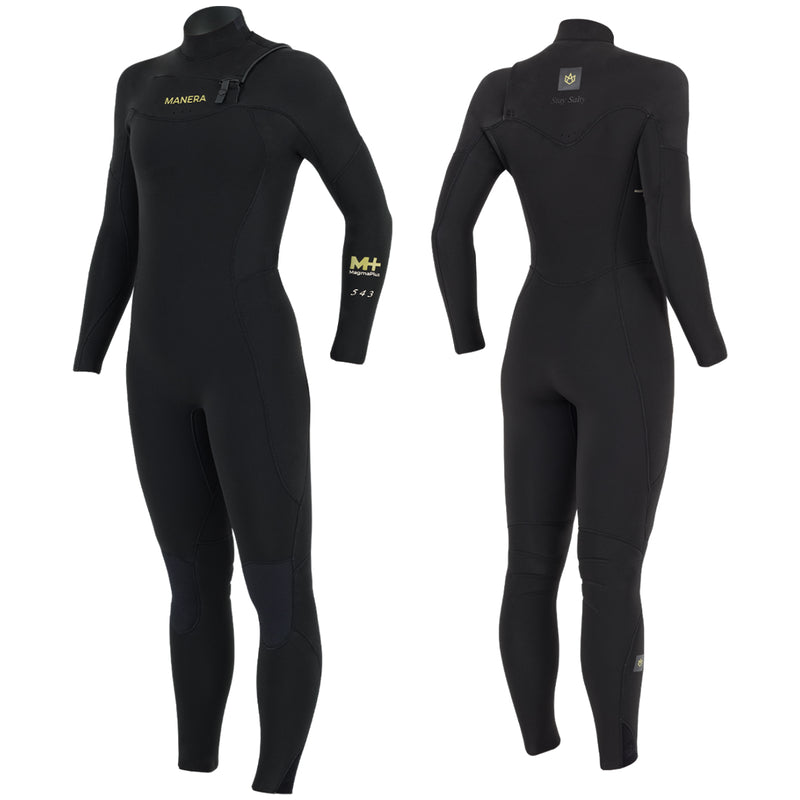 Load image into Gallery viewer, Manera Women's Magma Steamer 5/4/3 Chest-Zip Wetsuit • 2024 3

