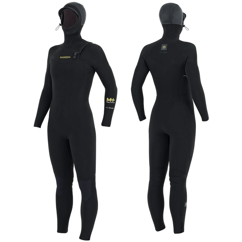 Load image into Gallery viewer, Manera Women's Magma Steamer 6/4 Hooded Chest-Zip Wetsuit • 2024 5

