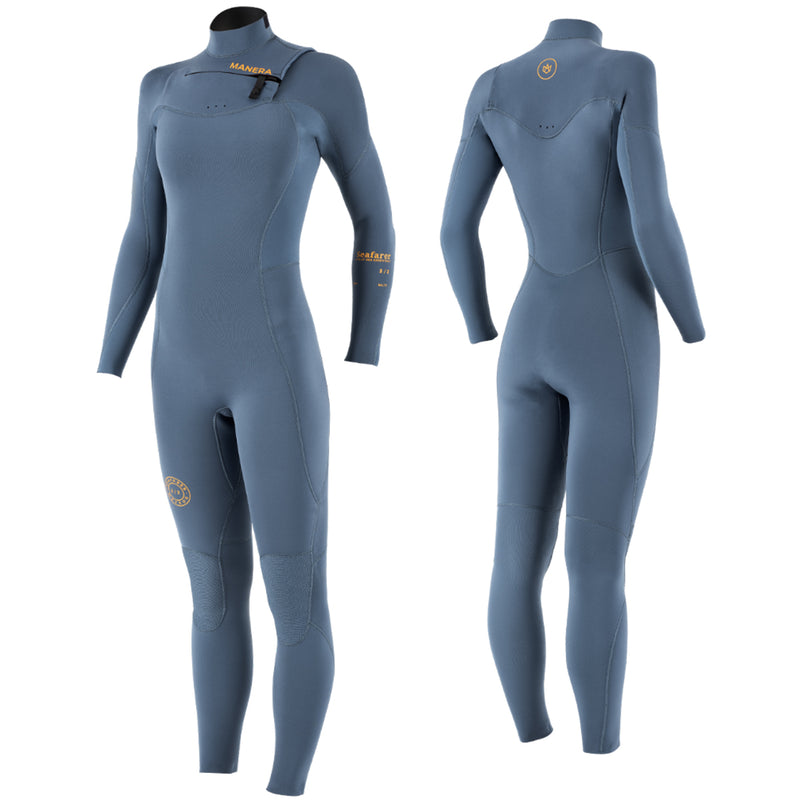 Load image into Gallery viewer, Manera Women's Seafarer 3/2 Chest-Zip Wetsuit • 2024 4
