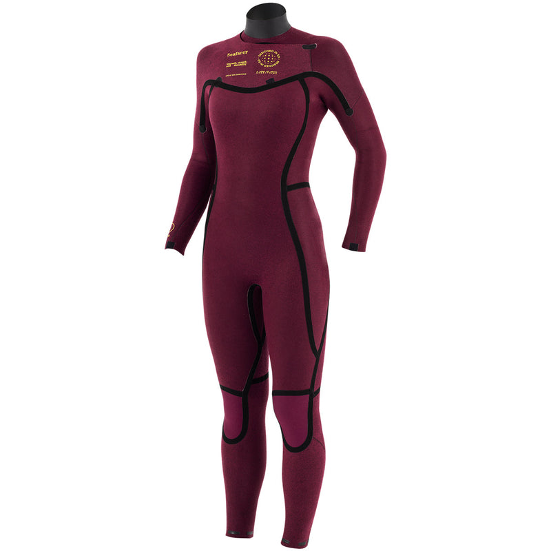Load image into Gallery viewer, Manera Women's Seafarer+ Steamer 4/3 Chest-Zip Wetsuit 3
