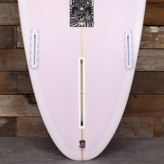 Murdey Checkered Egg 7'8 × 22 × 2 ⅞ Surfboard - Pink 3