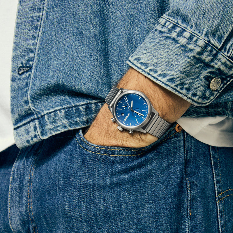 Load image into Gallery viewer, Nixon Station Chrono Stainless Steel Watch 8
