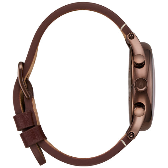 Nixon Station Chrono Leather Watch 3