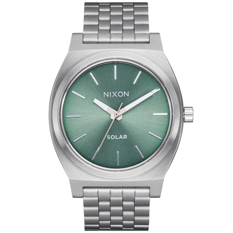 Load image into Gallery viewer, Nixon Time Teller Solar Stainless Steel Watch 9
