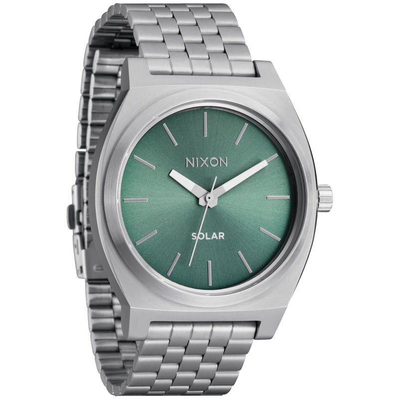 Load image into Gallery viewer, Nixon Time Teller Solar Stainless Steel Watch 12
