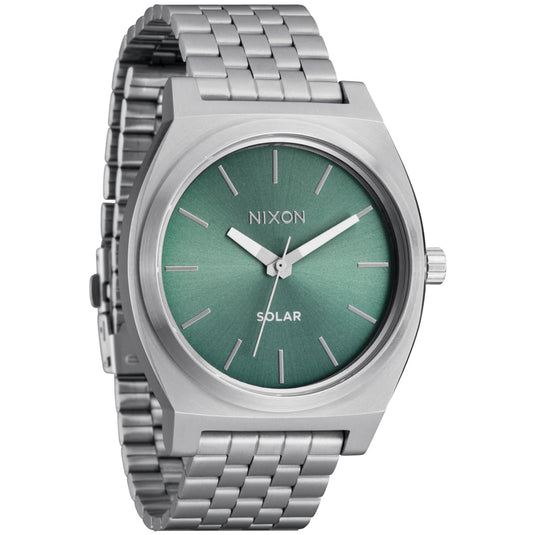 Nixon Time Teller Solar Stainless Steel Watch 12